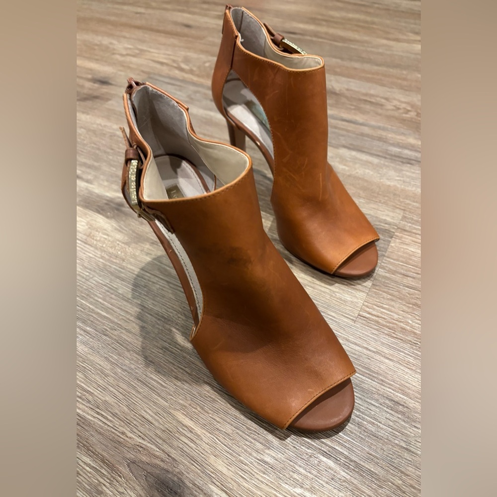 Louise Et Cie Olivia Leather Heels Booties